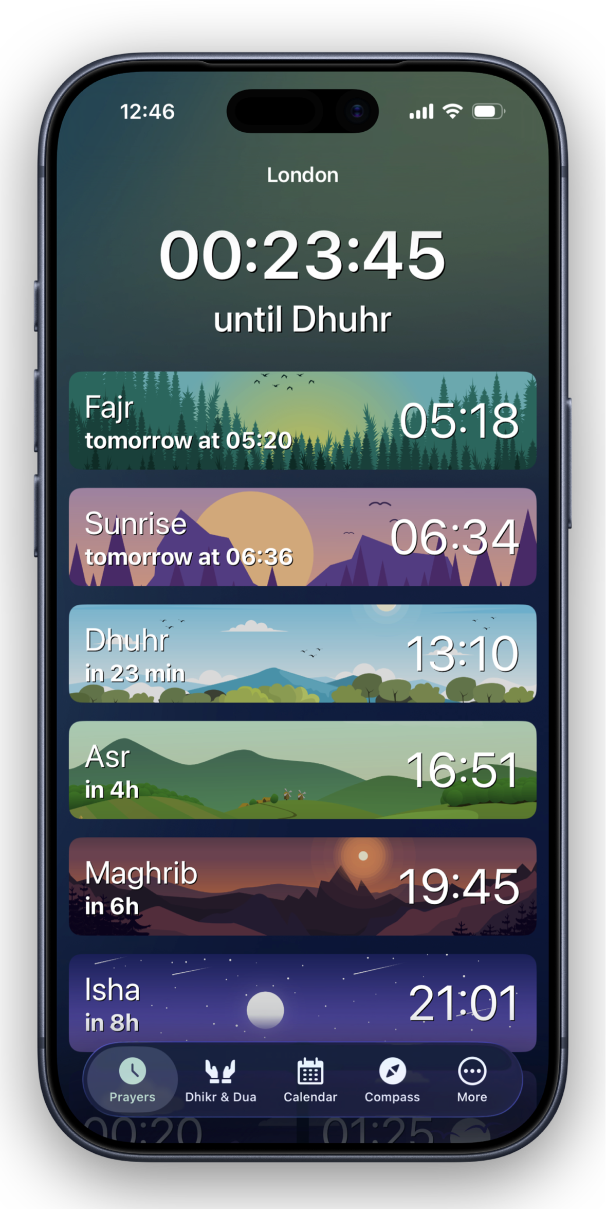Prayer Times Showcase